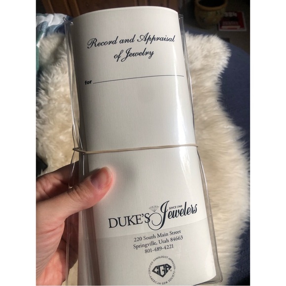 REAL Diamonds and 14 Karat White Gold Ring - Picture 13 of 15